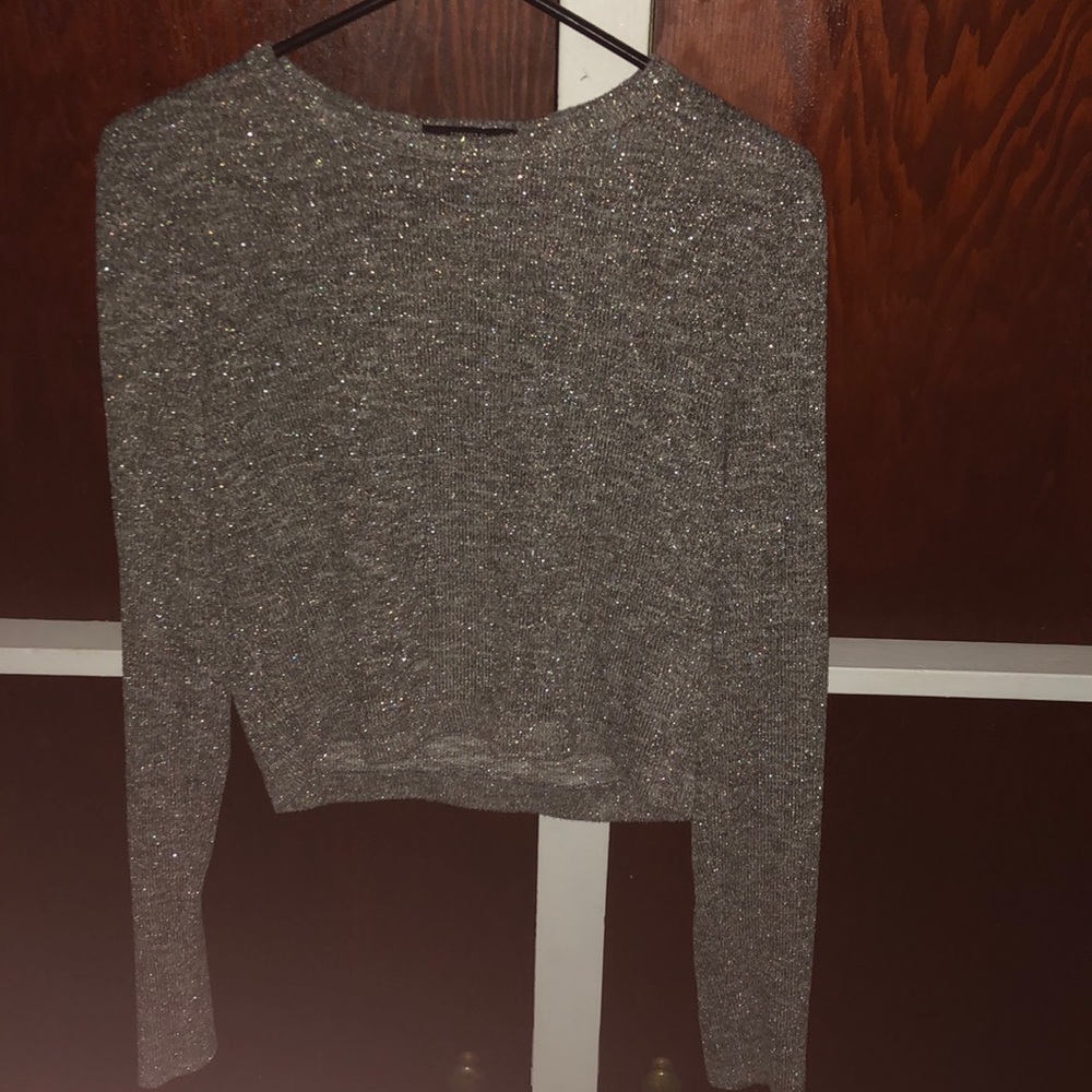 sparkly forever 21 top size:L